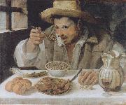 Annibale Carracci The Beaneater Spain oil painting artist
